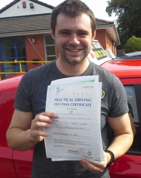 John passed on 29/8/18 with Garry Arrowsmith! Well done!